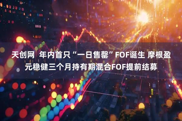 天创网  年内首只“一日售罄”FOF诞生 摩根盈元稳健三个月持有期混合FOF提前结募